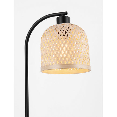 Nova Luce INTRA Tafellamp zwart, naturel E27 1x12W