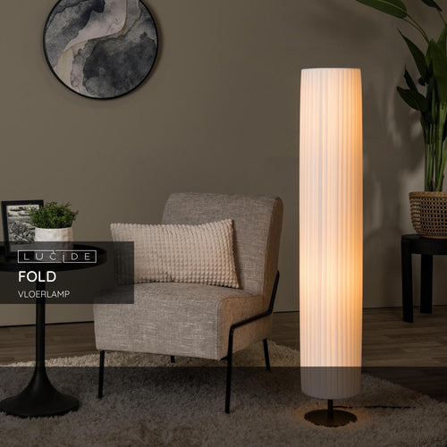 Lucide vloerlamp FOLD - 2xE27 - Wit