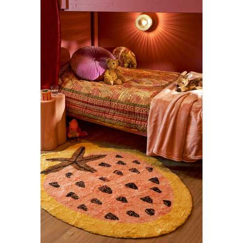 In The Mood Collection Famke Fleece Plaid - L180 x B130 cm - Perzik
