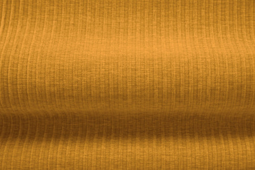 Cosmopolitan Design Bank Arendal 2-zits, chenille met ribbeleffect mosterd - 102x180x70cm