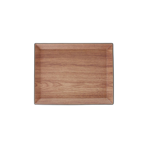 Bonbistro - Dienblad 30x23,5xH2cm bruin Buffet