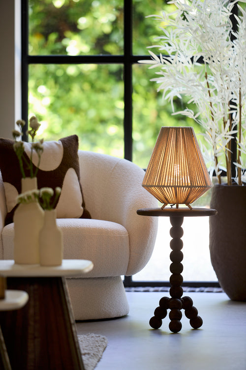 Light & Living tafellamp FELIDA - Ø28x32cm - wit - vtwonen shop