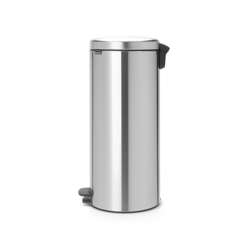 Brabantia NewIcon Pedaalemmer, 30 liter, kunststof binnenemmer - Matt Steel