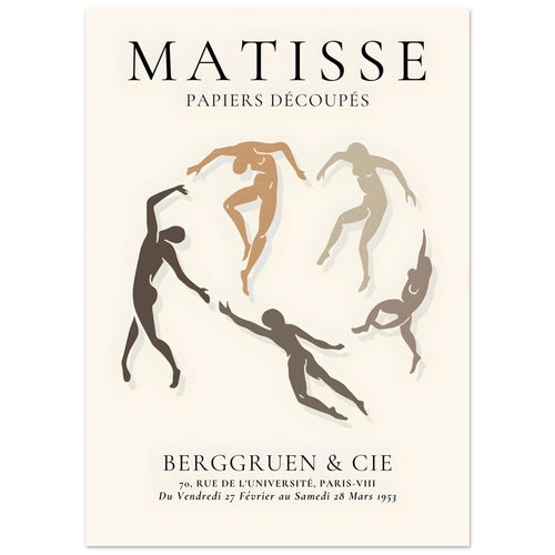 Artfulprints  Matisse – The human ring II   poster 50x70 cm - vtwonen shop