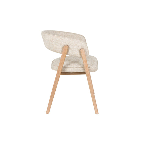 Zuiver Bright Eetkamerstoel Armleuning Beige