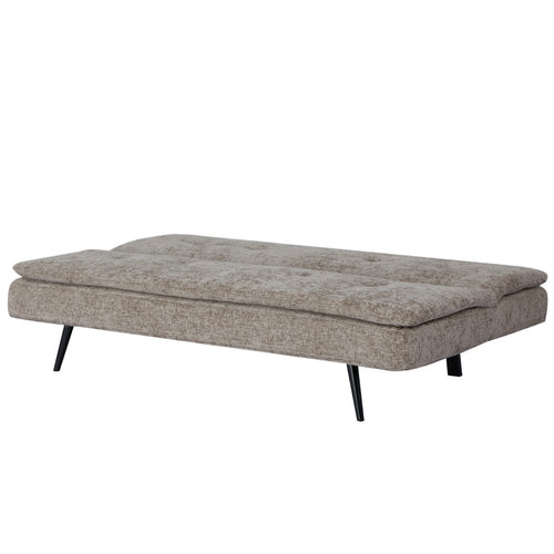 Giga Meubel Slaapbank Olive - Taupe Stof - 179x87x80cm - vtwonen shop