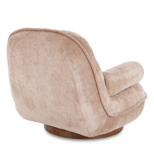 DÉJA Living Draaifauteuil Melbu - Beige Stof - 93x102x85cm