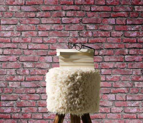 Erismann behang steen rood - 53 cm x 10.05 m - 661387 - vtwonen shop