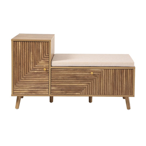 Calicosy - Schoenenbank EDEN - Licht hout 101x39x59 cm