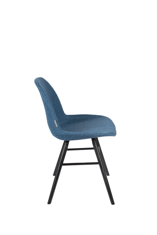 Zuiver Albert Kuip Soft Eetkamerstoelen Blauw - Set van 2 - vtwonen shop