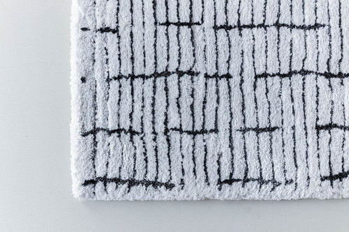 Interieur05 Vloerkleed Rectangle Creme wit/Zwart - 200 x 290 cm - vtwonen shop