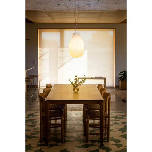 Faro ISABELLE 31cm Globe Hangende Plafondlamp Mat Wit