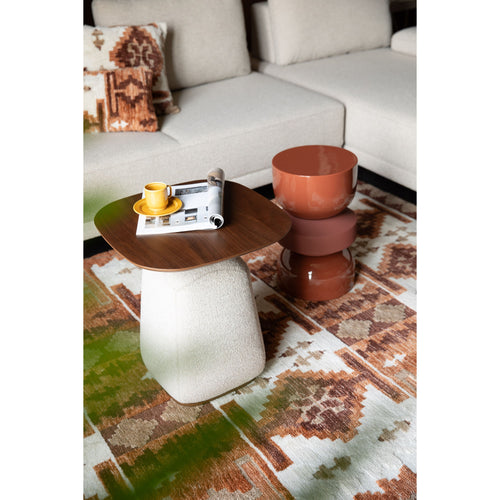 Dutchbone Shelly Bijzettafel Off-White - Wit - vtwonen shop