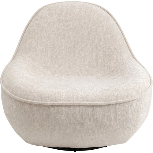 Kare Design Draaifauteuil Ovo creme