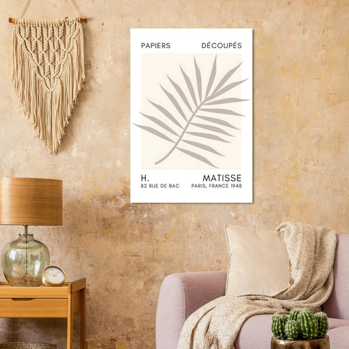 Artfulprints  Matisse – Floral reef grey   poster 50x70 cm - vtwonen shop