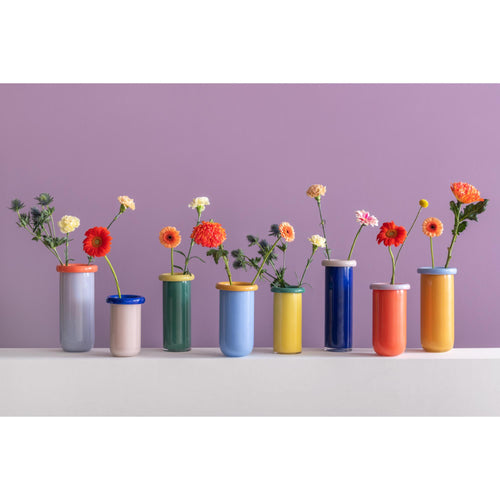 Present Time vaas Plegado M - blauw - Ø14cm - vtwonen shop