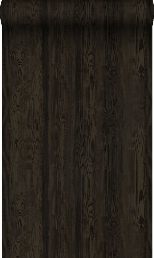 Origin Wallcoverings behang hout motief zwart - 53 cm x 10,05 m - 347526 - vtwonen shop