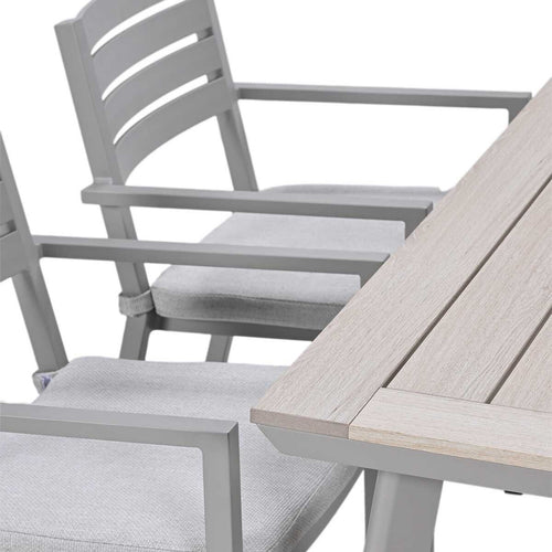 Garden Impressions Tuinset Amarillo 5-delig - Penedo tuintafel 160x90 taupe