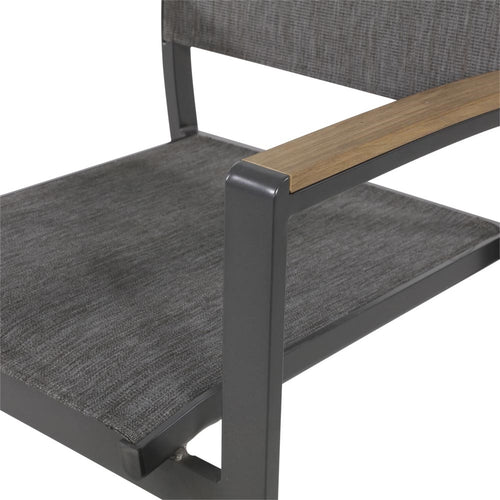 Lesli Living bistrostoel Arezzo - zwart - 57x62x87cm
