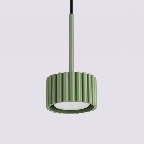 Sollux Lighting Hanglamp AURA 1 olijfgroen Gx53 - 10x10x125cm