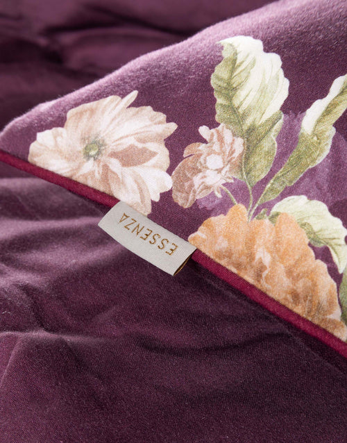 Essenza Orianna dekbedovertrek - Tweepersoons – 200x200/220 cm - Mauve wine