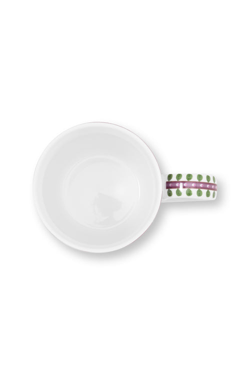 Pip Studio - Grote Mokken - Lily & Lotus - Tiles - Lila - Set van 6