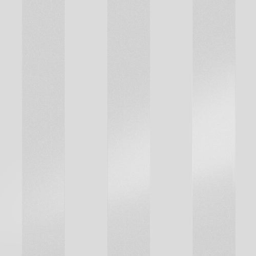Laura Ashley Vliesbehang - Lille Pearlescent Stripe Silver