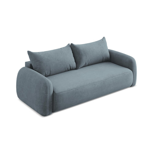 LaMiaSofa 3-zits slaapbank Amalfi - chenille stof - jeans - 250x112x90