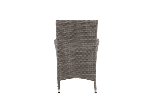 Rebellenclub Tuinstoel Malta - Set van 2 - Grijs