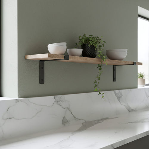 Raw materials wandplank Vintage mango - naturel - 80 cm
