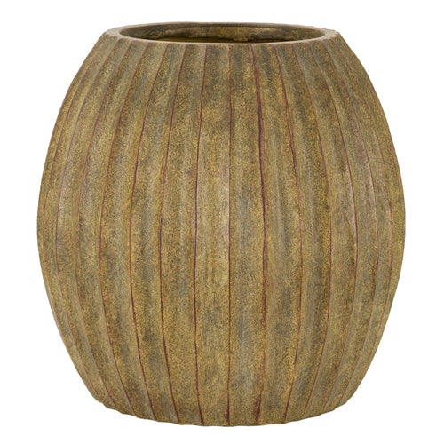 Groene magnesium vaas Ø 32x32,5 cm