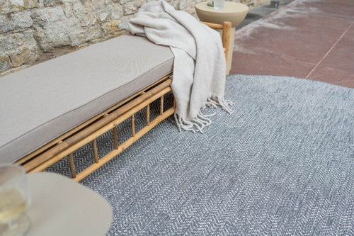 Eva Interior Buitenkleed Dahl Ovaal - Grijs - Dubbelzijdig - 240 x 340 cm