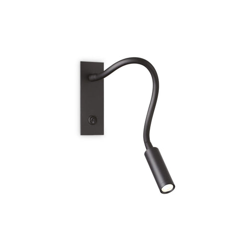 Ideal Lux IO Wandleeslamp Zwart 3000K