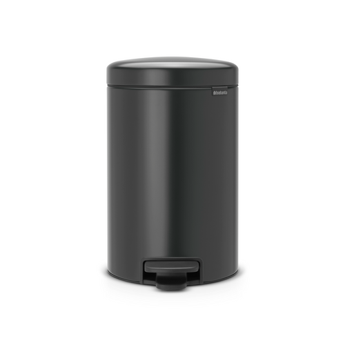 Brabantia NewIcon Pedaalemmer, 12 liter, kunststof binnenemmer - Confident Grey