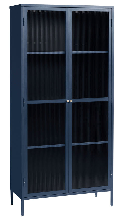 Rebellenclub vitrinekast omeo - 190 x 90 cm - blauw - vtwonen shop