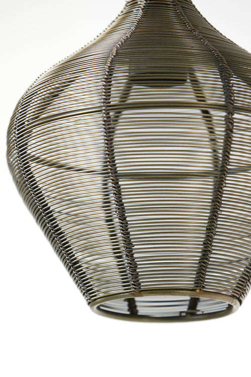 Light & Living hanglamp ALVARO - Ø20x22cm - brons