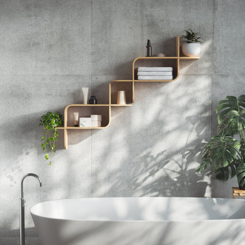 Umbra wandplank Montage - 64 x 48 x 16 cm - Naturel