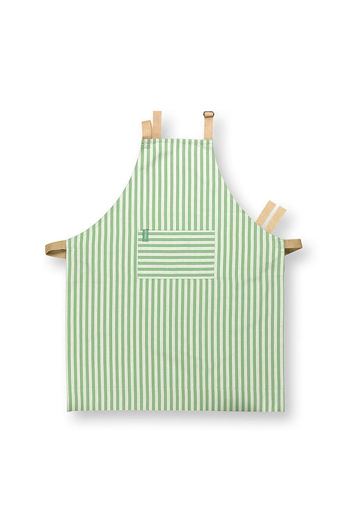 Pip Studio - Schort Stripes - Lichtgroen - 72x89,5 cm