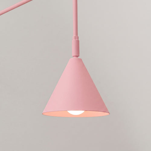 Sollux Lighting Wandlamp NOX roze - 14x61x30cm