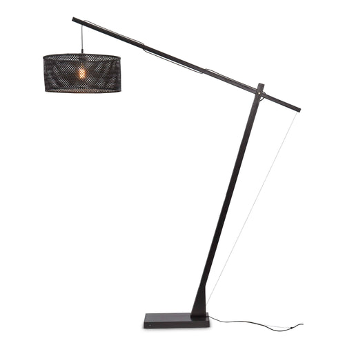 GOOD&MOJO vloerlamp Java - zwart - Ø50cm - vtwonen shop