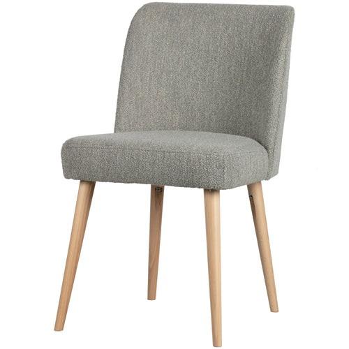 vtwonen eetkamerstoelen Force - Bouclé - Grijs - Set van 2 - vtwonen shop