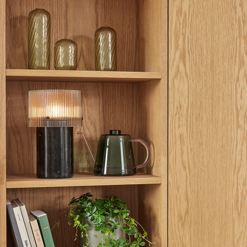 Hübsch vazen Fleur - glas - ø7xh10, ø7xh15, ø7xh20cm - vtwonen shop