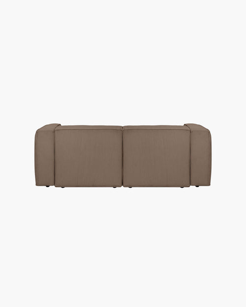 noo.ma Lobi 2-zits sofa - Mocha Brown corduroy, soft zitcomfort, 199x97,5x73,5 cm