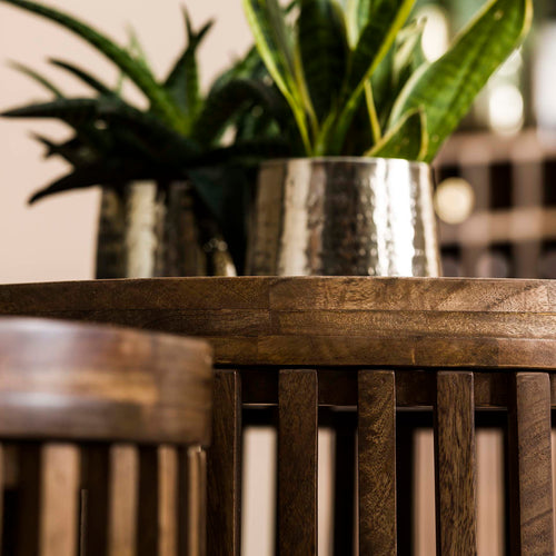 Giga Meubel Salontafel Tweak - Naturel Hout - Set van 2 - 65x65x40cm - vtwonen shop