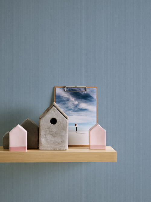 A.S. Création behang effen blauw - 53 cm x 10.05 m - AS-380987 - vtwonen shop