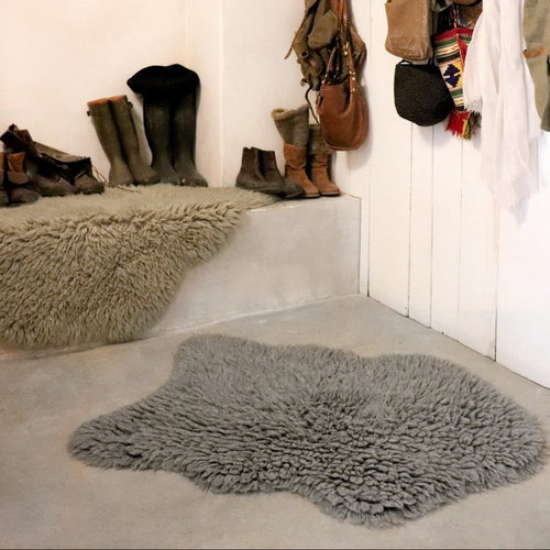 Lorena Canals wasbaar vloerkleed Woolly - Sheep Grijs