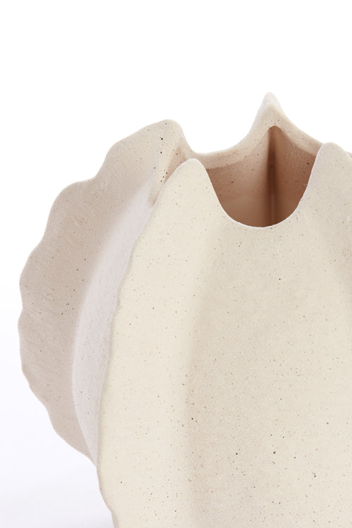 Light & Living vaas KELAPA - 26.5x26x23cm - wit - vtwonen shop