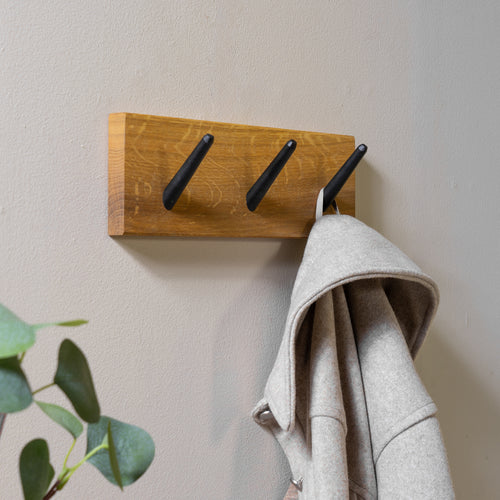 Spinder Design kapstok Nub 3 - Eiken - 3 haken