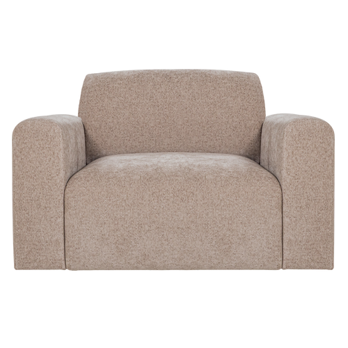 WOOOD fauteuil slub Umina - Chenille - Naturel