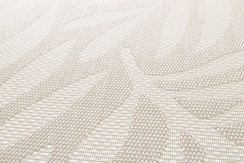 AFK Living vloerkleed Havana - voor binnen en buiten - beige - 120 x 120 cm